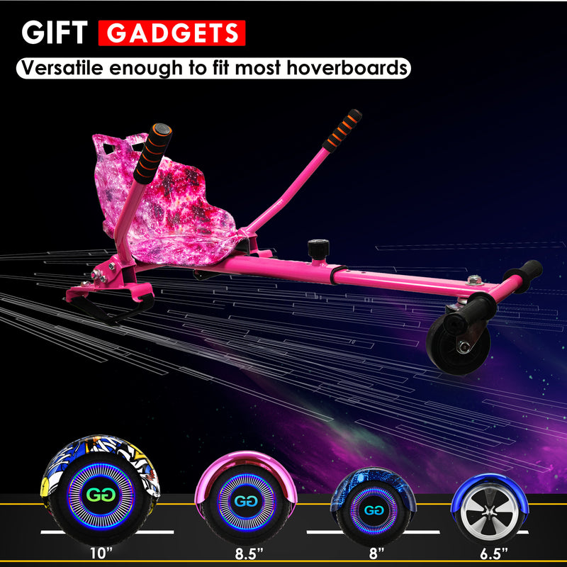 Ultimate Galaxy Pink Hoverkart | R1 For Hoverboard