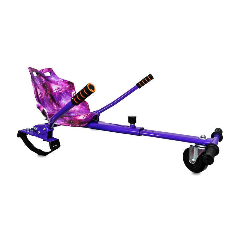Purple Galaxy Hoverkart | Ride the Cosmos |  R1 Hoverboard Accessory