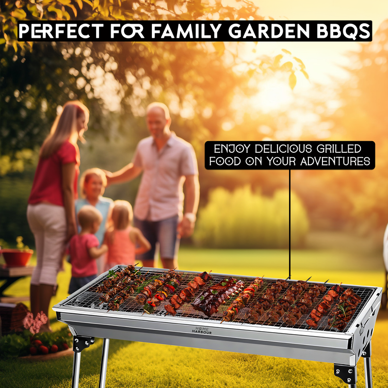 Foldable Stainless Steel BBQ Grill | H1