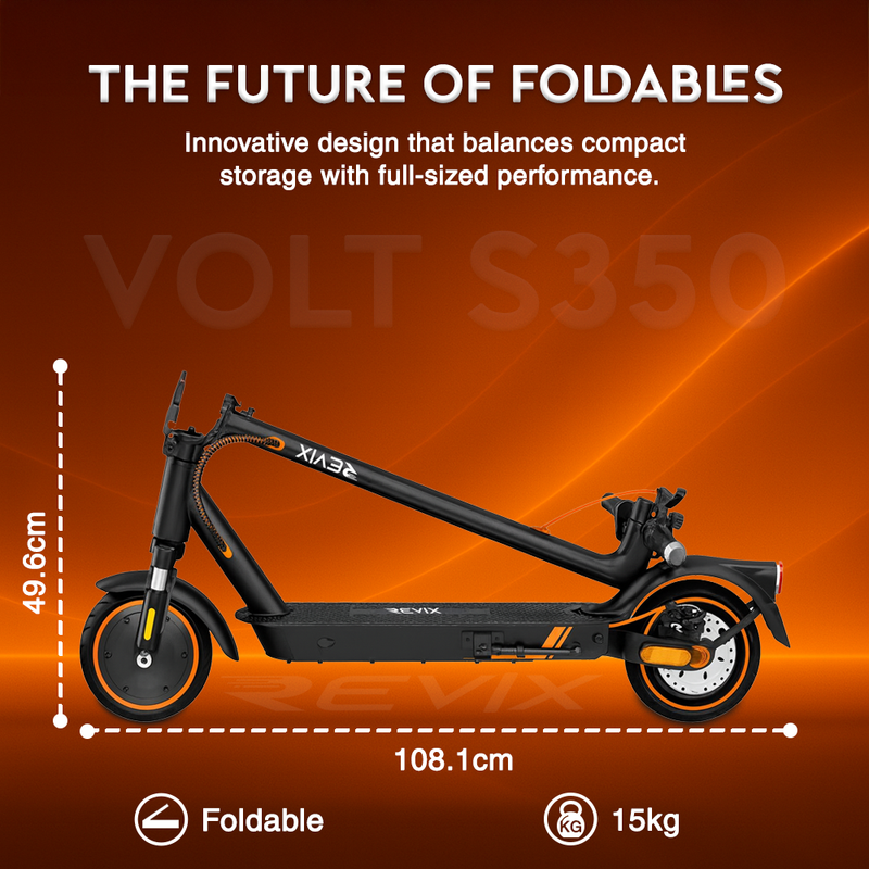 REVIX S350 Electric Scooter For Teens & Adults | Foldable