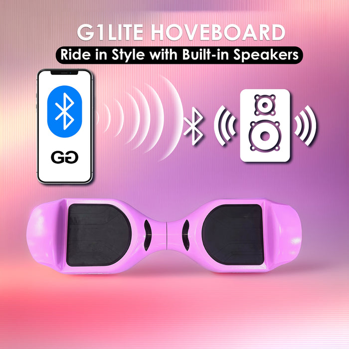 Velocity Pink G1 Lite Hoverboard + Hoverkart Seat