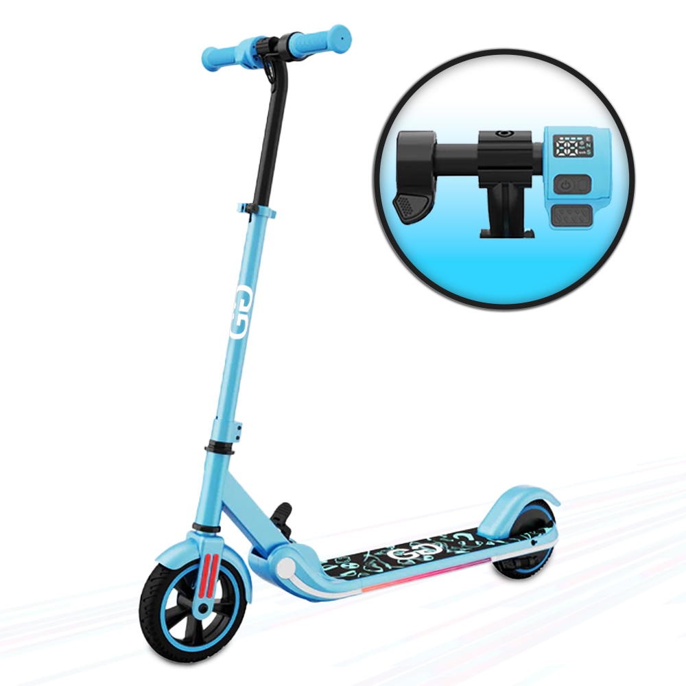 X1 Kids Electric Scooter UK 15km Range & Safety-Certified – White Background UK