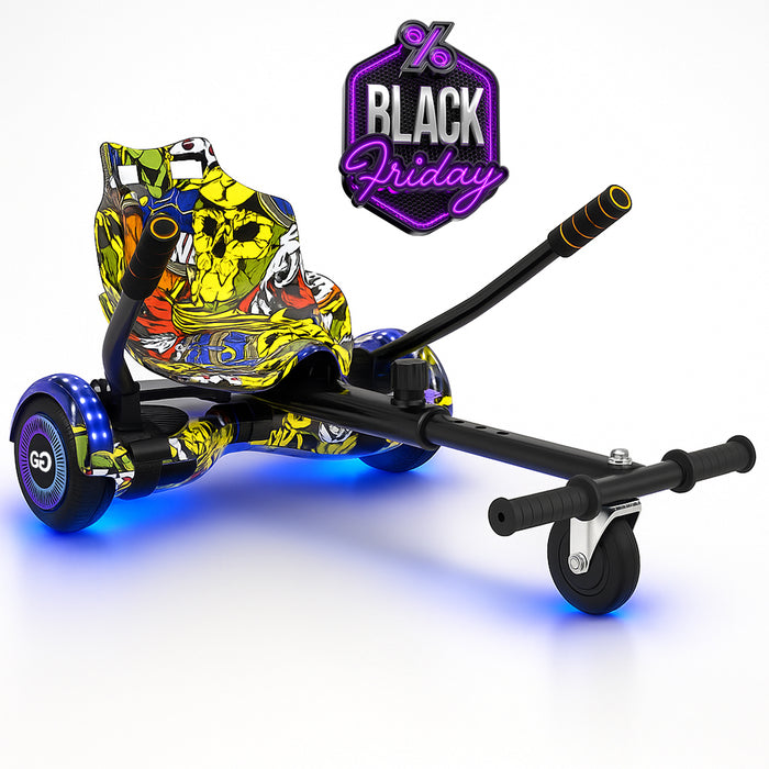 G1 Pro Hoverboard + Hoverkart Bundle — CE Certified UK